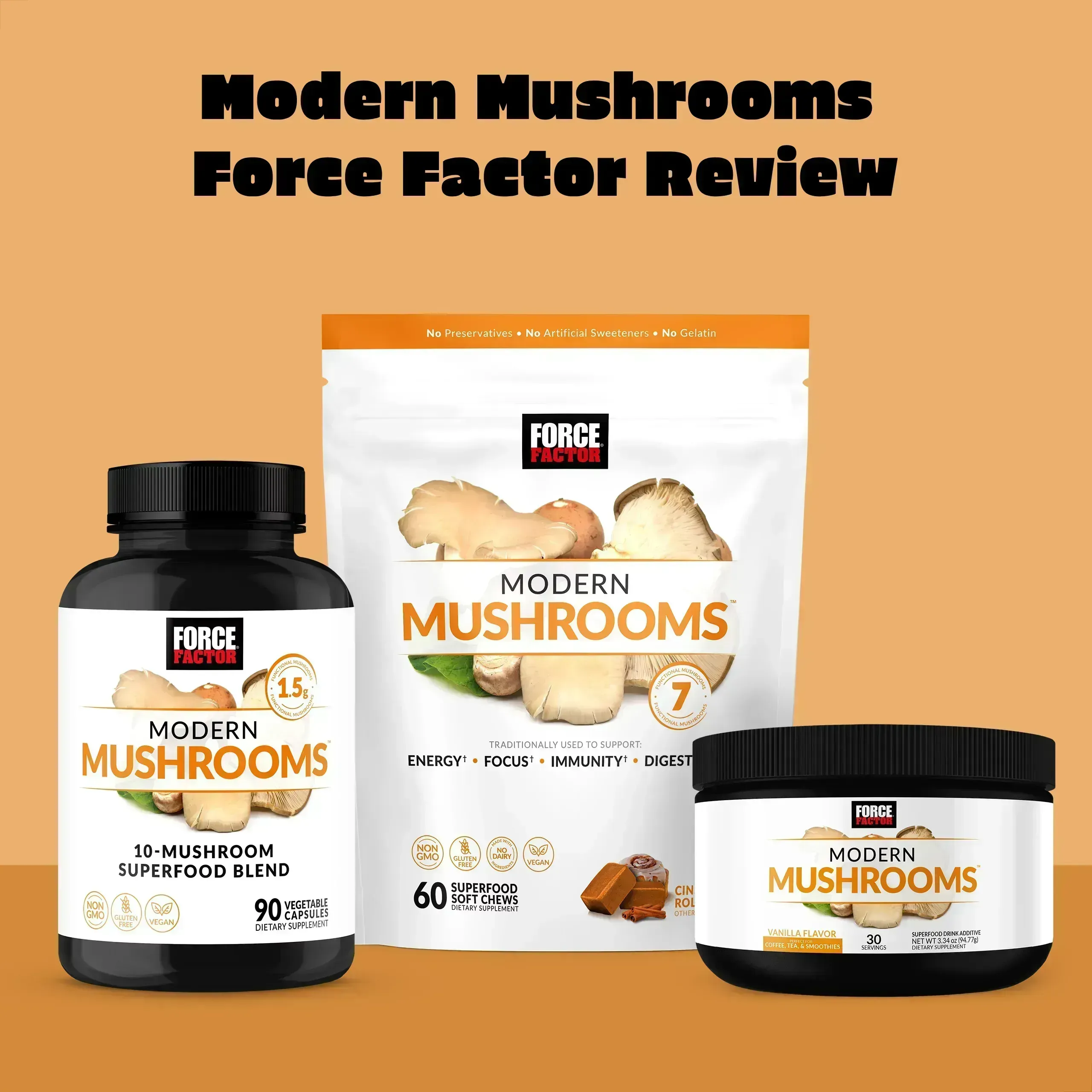 Force Factor Modern Mushrooms: Review The New Superstars in the Wellness World?